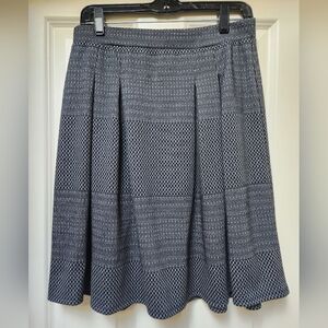 Dressbarn Women's Skirt, Black/white/gray Pattern, Size Small